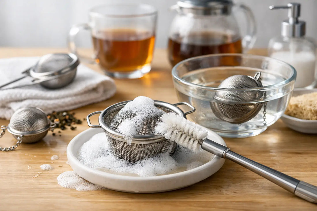 How to Clean Tea Infuser Baskets and Strainers