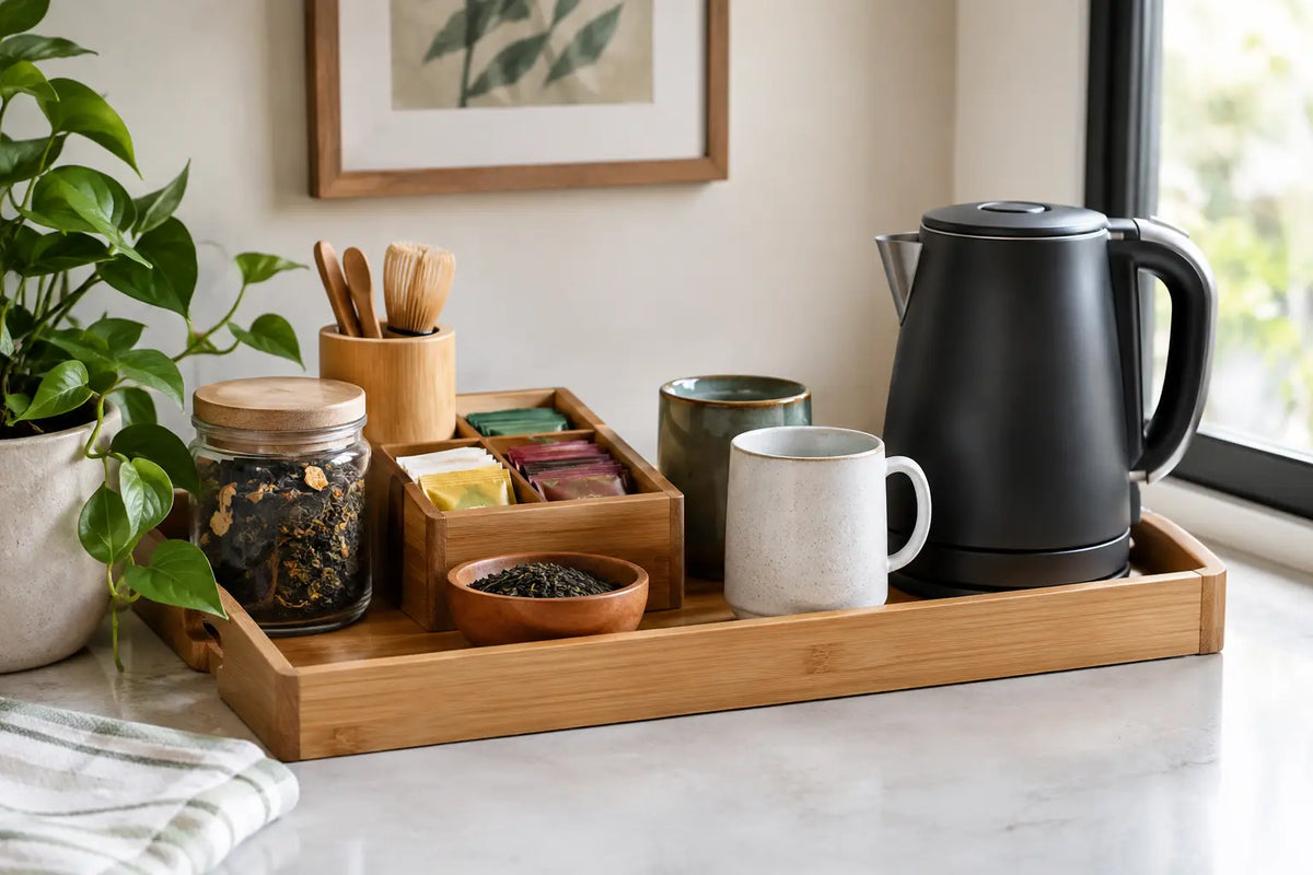 How to Create a Compact Tea Station at Home