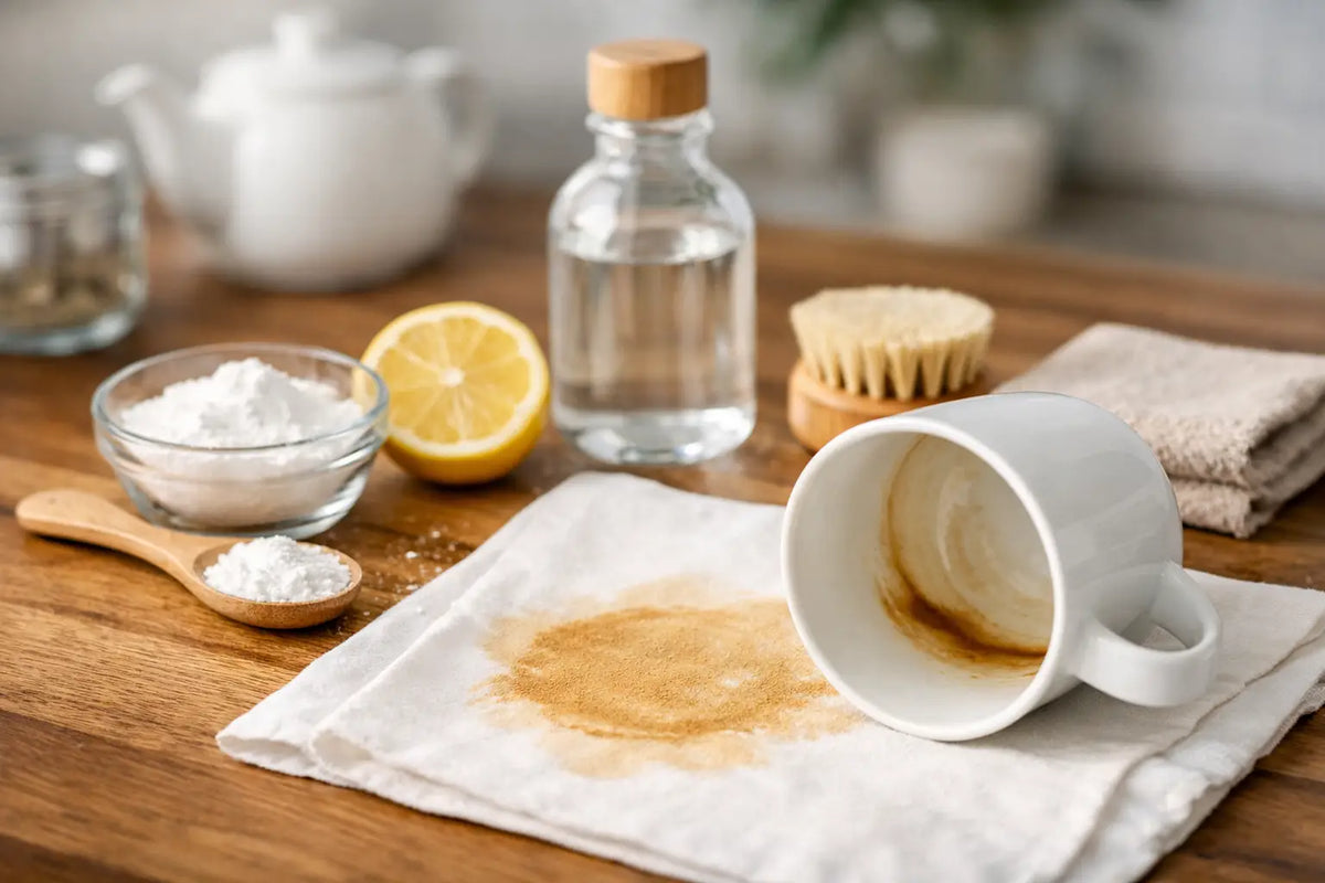 How to Remove Tea Stains Naturally at Home