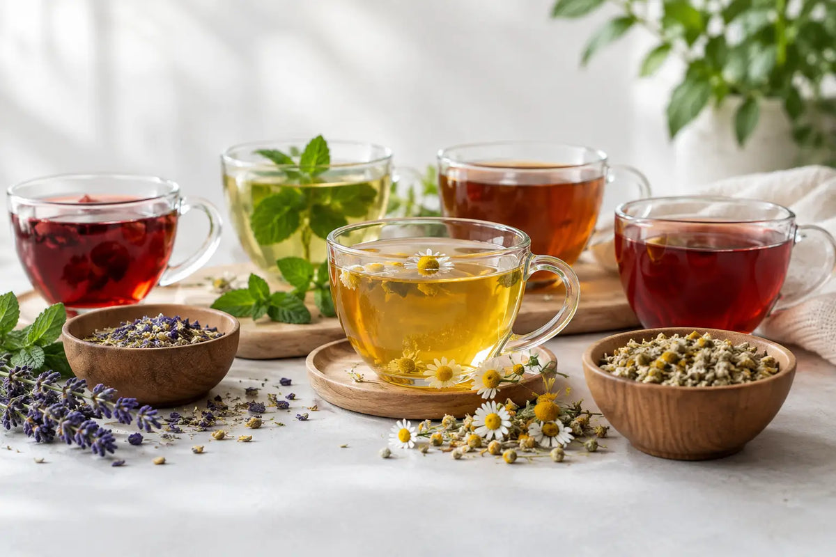 12 Best Caffeine Free Teas for a Calmer Ritual
