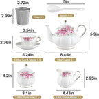 Vintage Gold Tea Set for 6