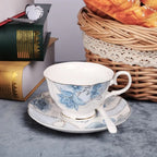 Blue Porcelain Tea Set for 6