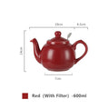London Pottery Red Teapot 600ml