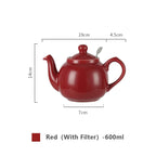 London Pottery Red Teapot 600ml