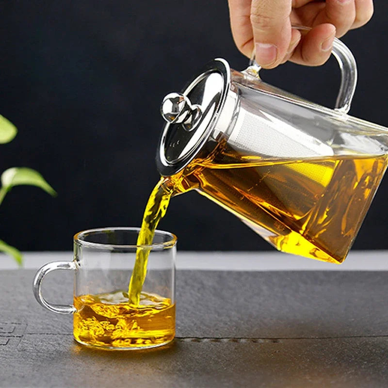 Glass Teapot with Infuser Set