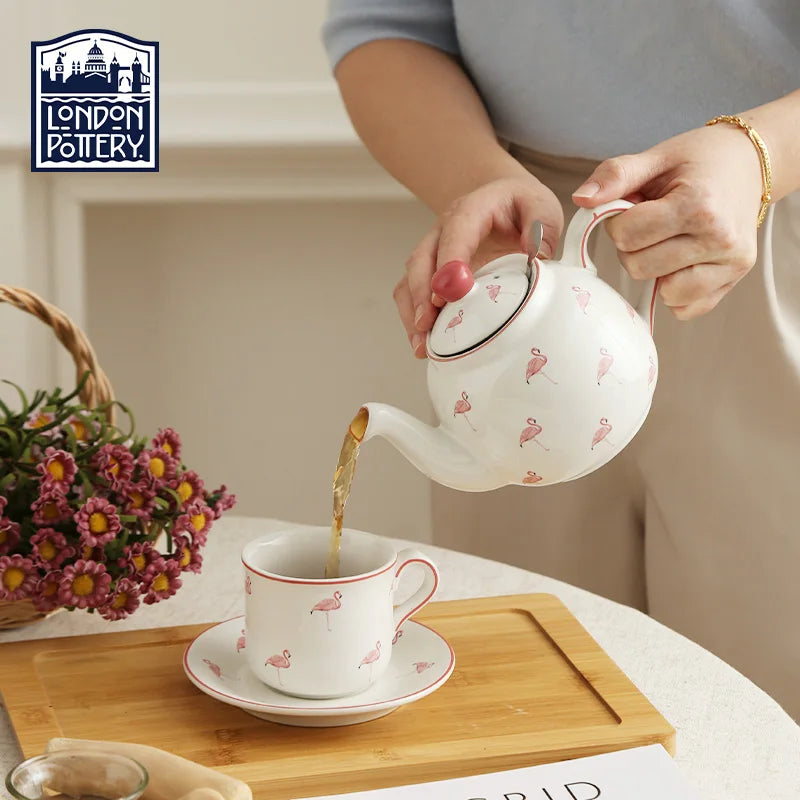 London Pottery Flamingo Teapot 600ml