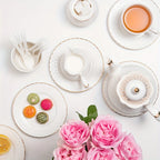 21-Piece Vintage Tea Set