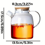 Large Glass Teapot 1L/1.8L