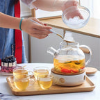 Large Glass Tea Kettle 1L/1.8L