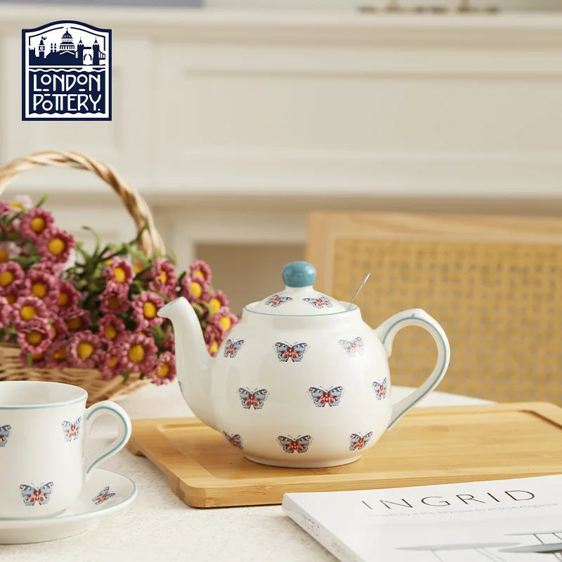 London Pottery Butterfly Teapot 600ml