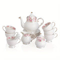 21-Piece Vintage Tea Set