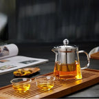 Glass Teapot with Infuser Set