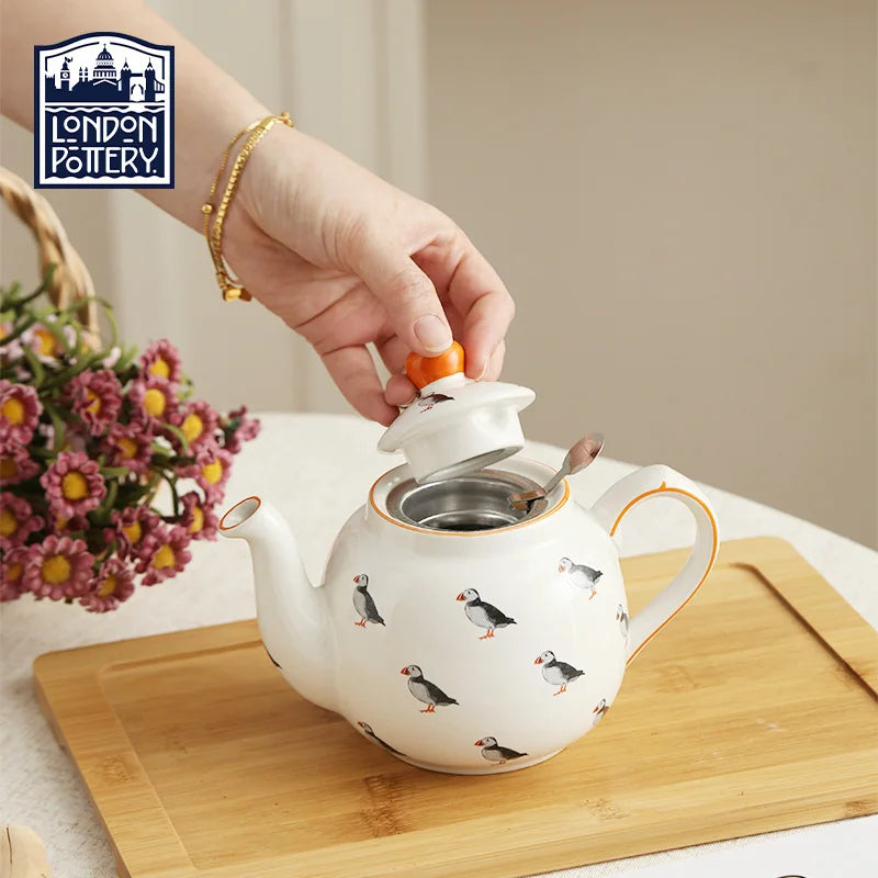 London Pottery Puffin Teapot 600ml