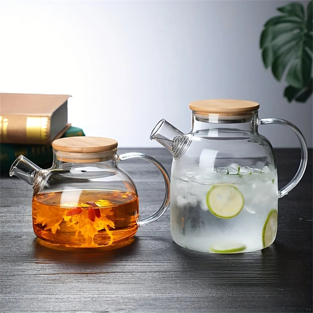 Large Glass Teapot 1L/1.8L