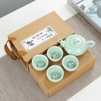 Celadon Fish Tea Set