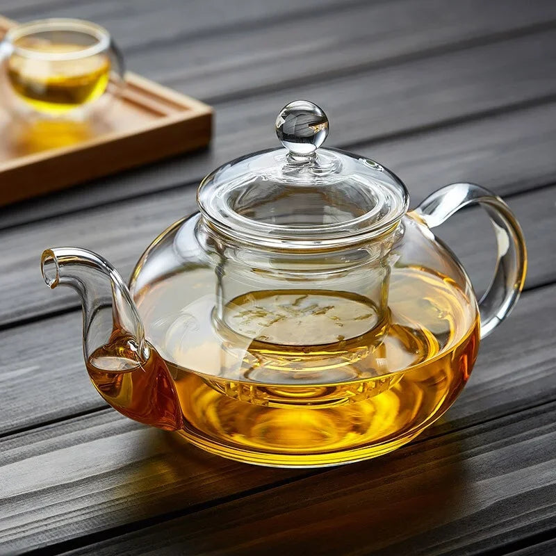 Thickened Glass Teapot 400ml/1000ml