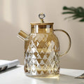Glass Teapot with Bamboo Lid