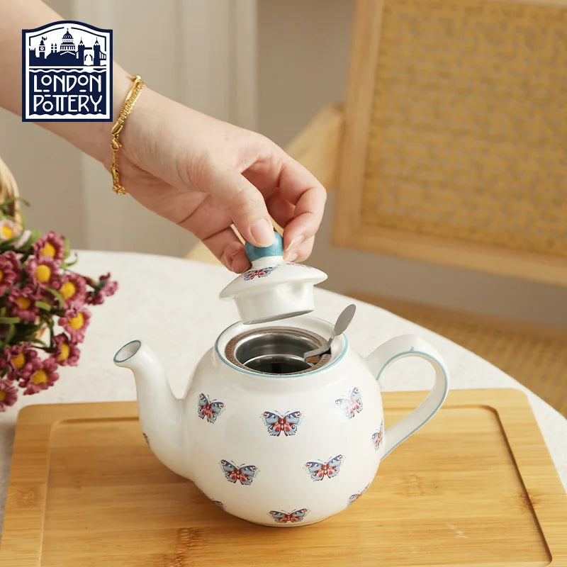 London Pottery Butterfly Teapot 600ml