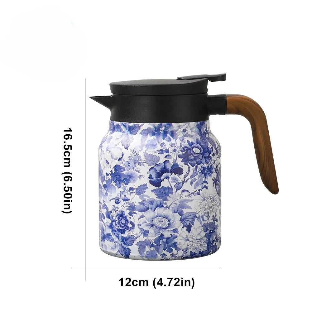 Vintage Floral Tea Thermos 1000ml