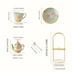 20-Piece Blooming Tea Set