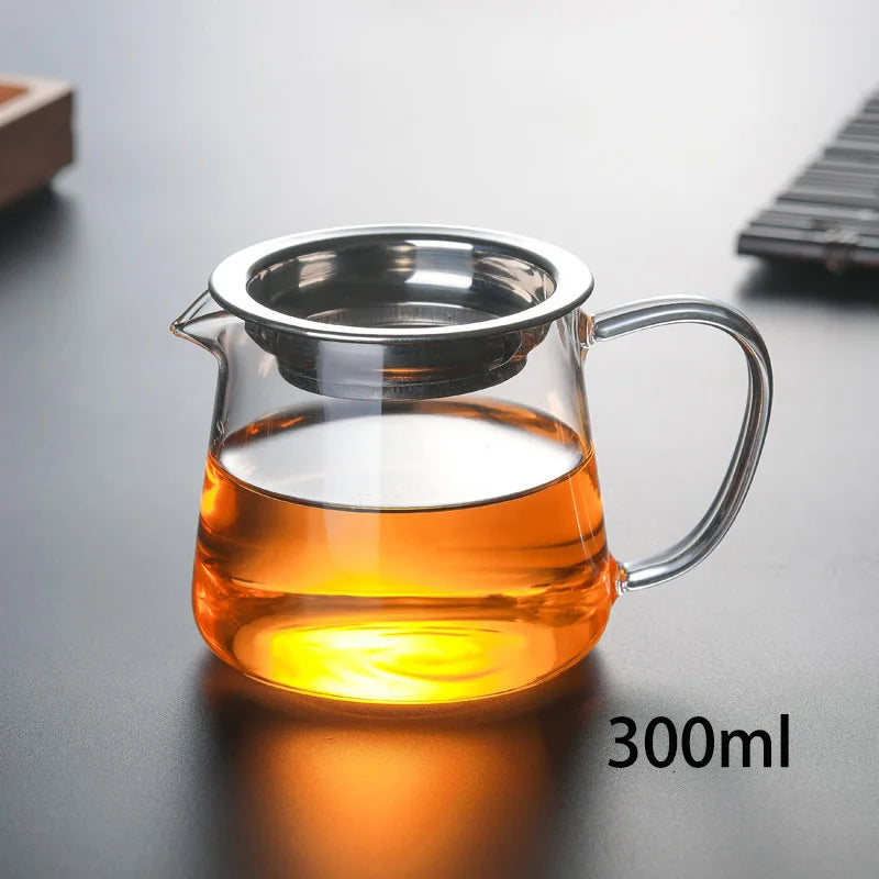 Handmade Glass Fair Cup Teapot