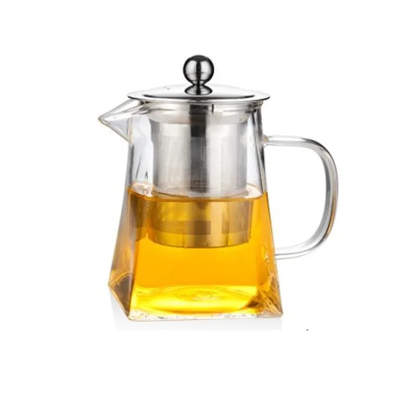 Glass Teapot with Infuser Set