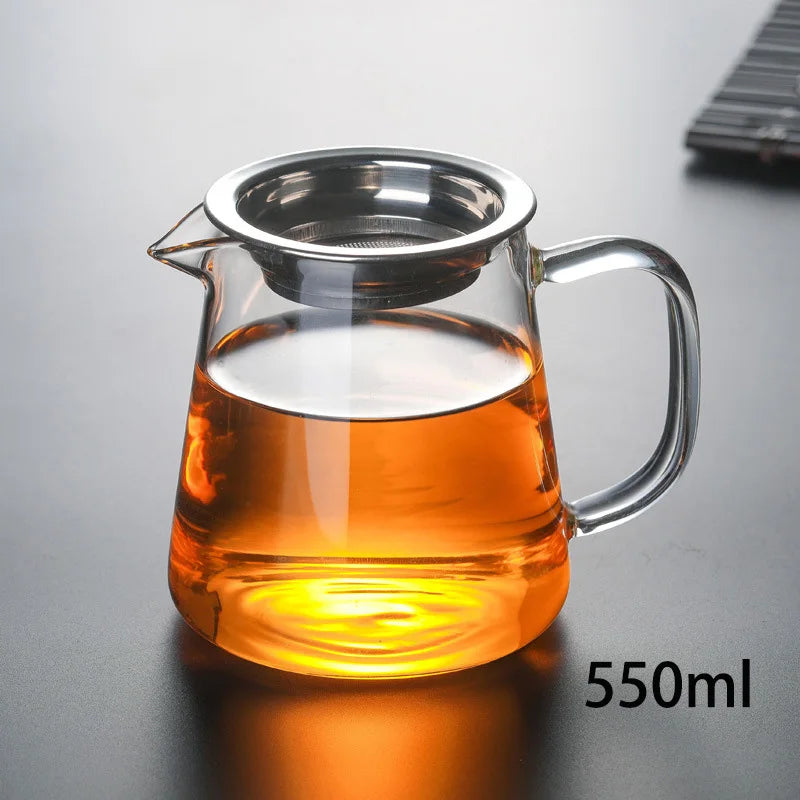 Handmade Glass Fair Cup Teapot