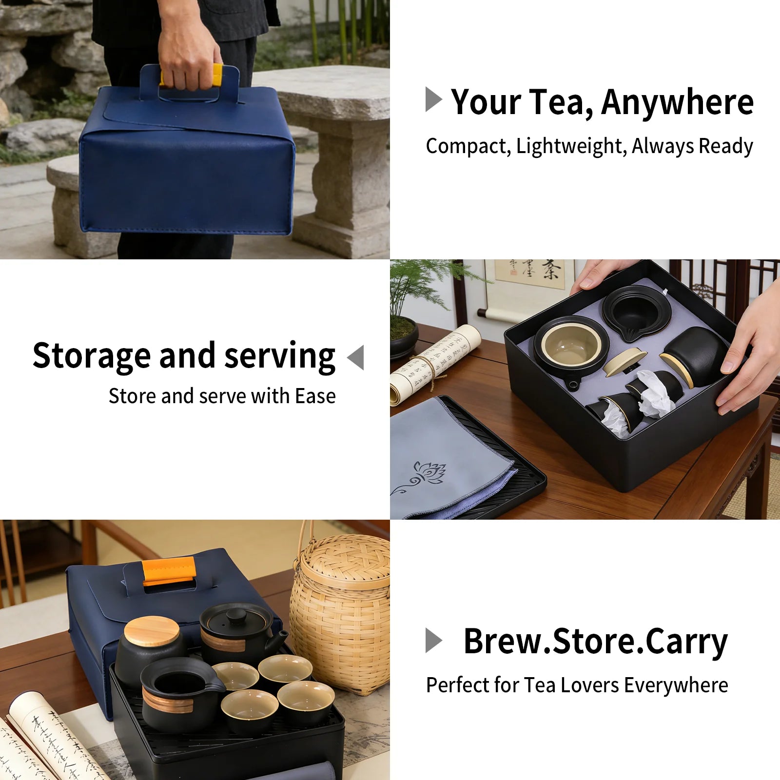 Portable Travel Tea Set
