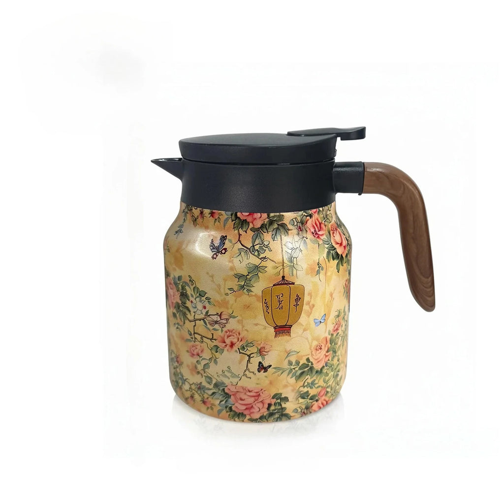 Vintage Floral Tea Thermos 1000ml