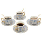 Blue Stripe Cup & Saucer Set