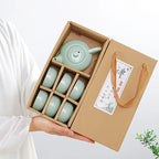 Celadon Fish Tea Set