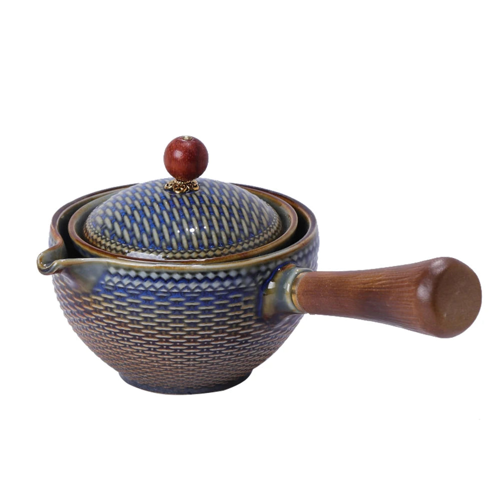 Rotating Kung Fu Teapot Set