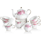 Vintage Gold Tea Set for 6