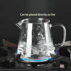 Handmade Glass Fair Cup Teapot
