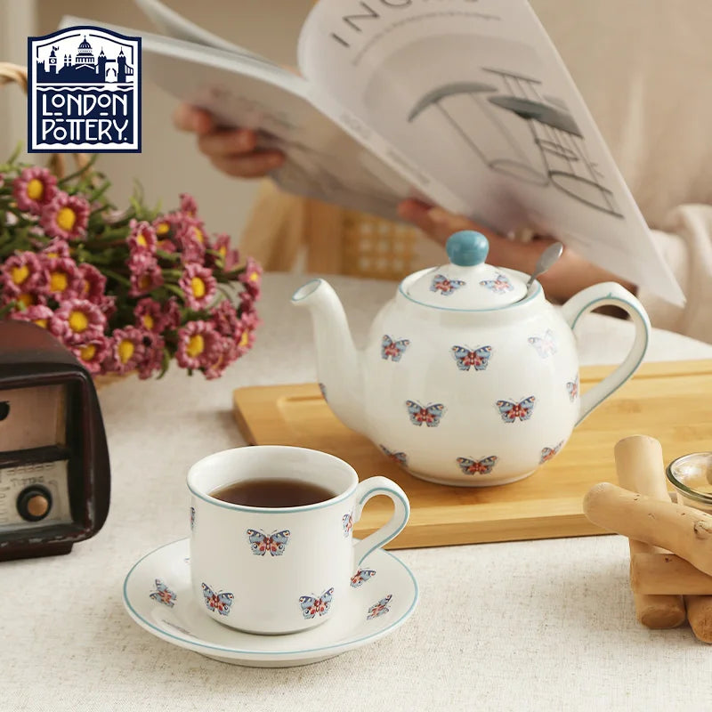 London Pottery Butterfly Teapot 600ml