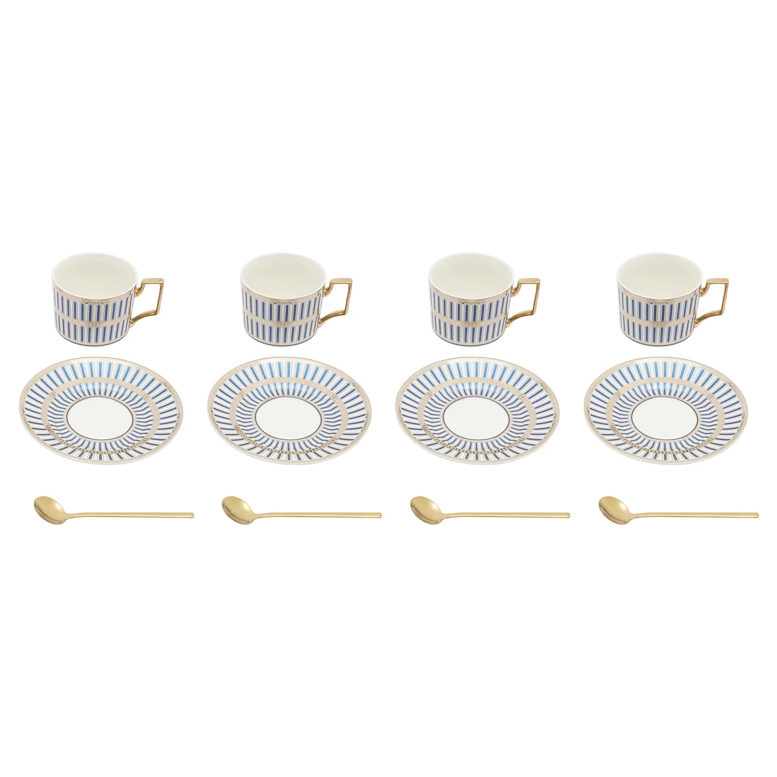 Blue Stripe Cup & Saucer Set