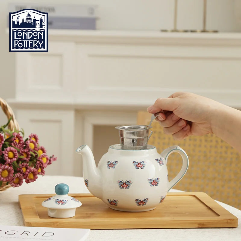 London Pottery Butterfly Teapot 600ml