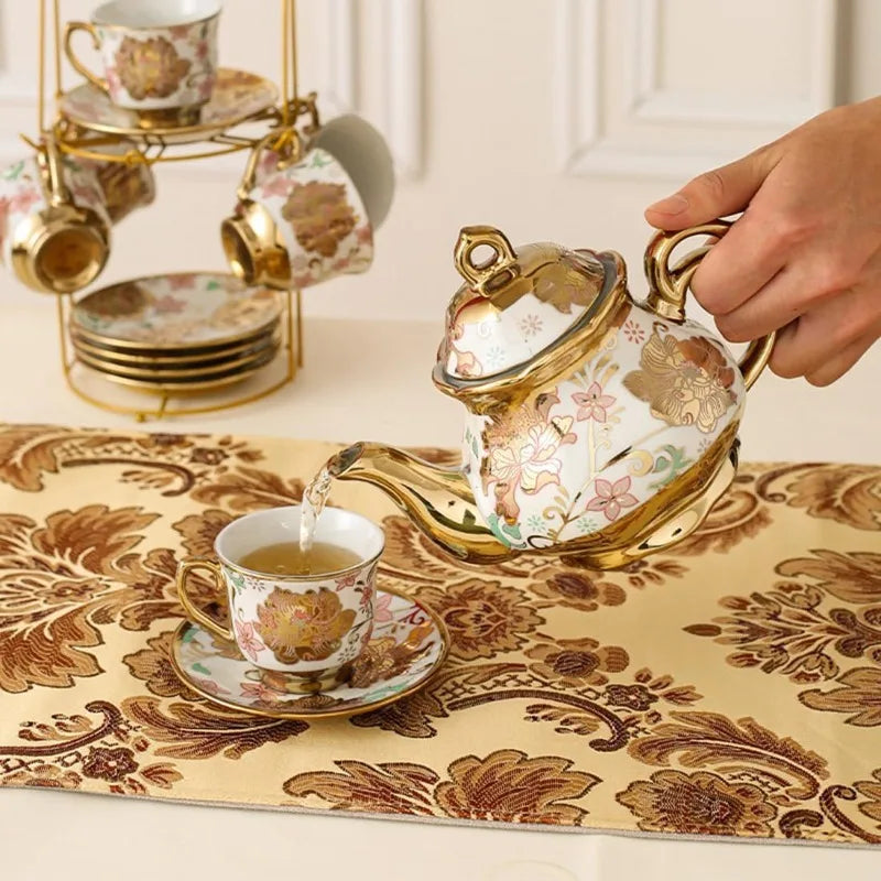 20-Piece Floral Tea Set