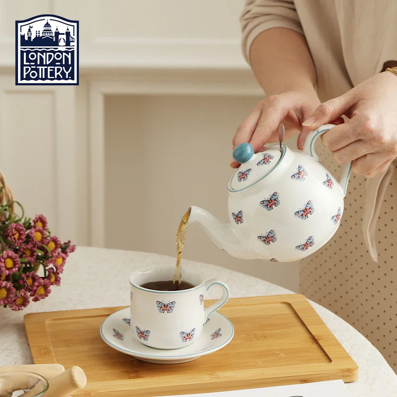 London Pottery Butterfly Teapot 600ml