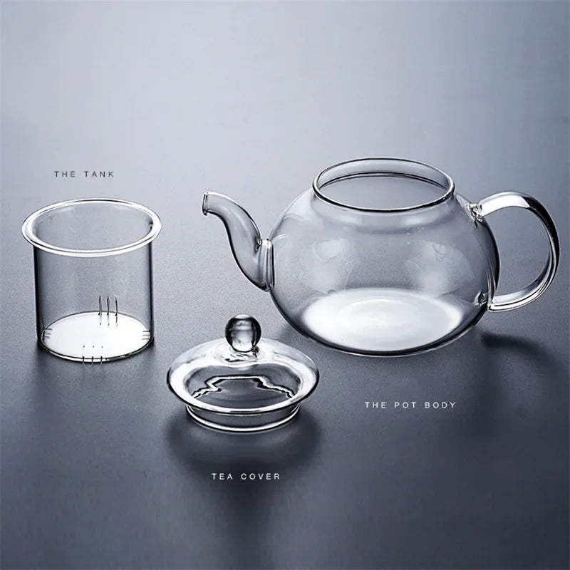 Thickened Glass Teapot 400ml/1000ml