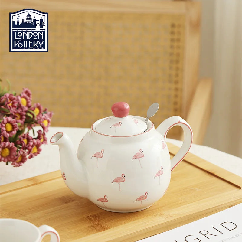 London Pottery Flamingo Teapot 600ml