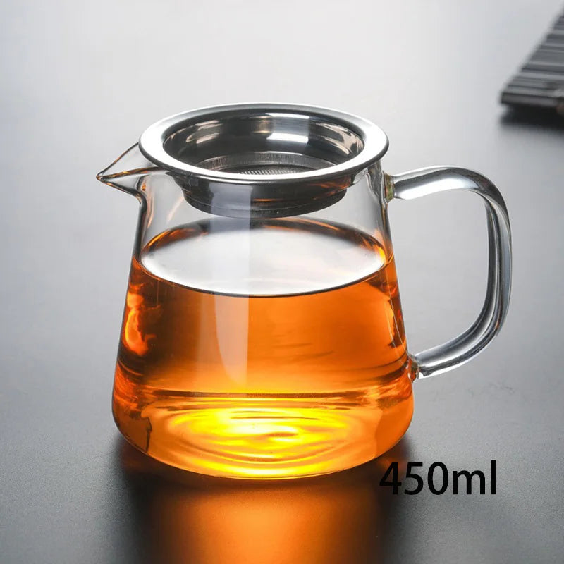 Handmade Glass Fair Cup Teapot