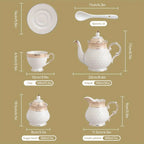 21-Piece Vintage Tea Set