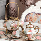 20-Piece Floral Tea Set