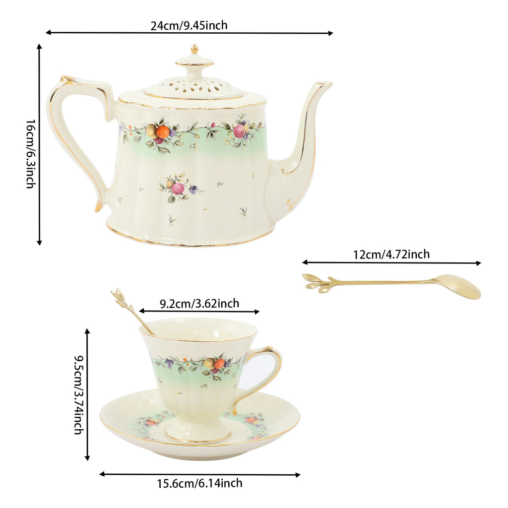 European Porcelain Tea Set
