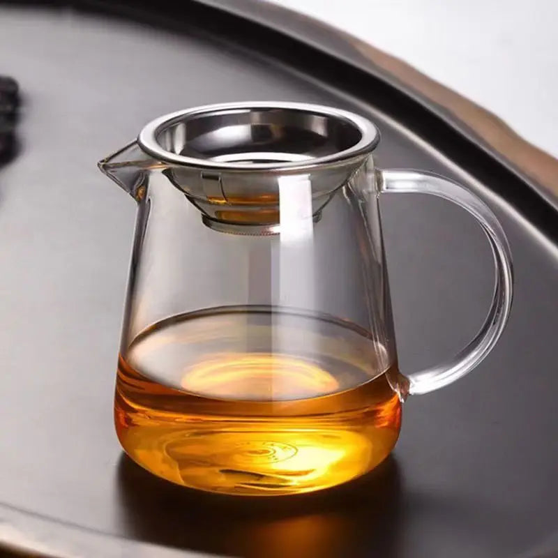 Handmade Glass Fair Cup Teapot